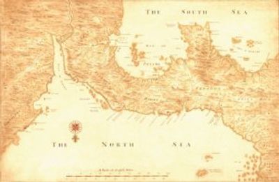 Panama 1700 Antique Map Replica