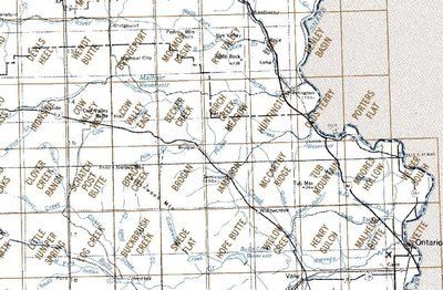 USGS 7.5 1:24k Brogan Area