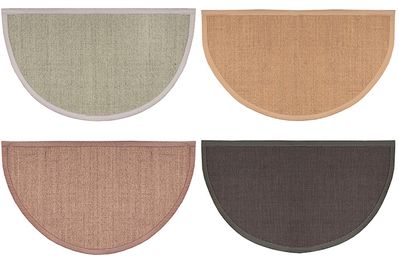 Sunset Natural Sisal Reversible Half Round Hearth Rugs