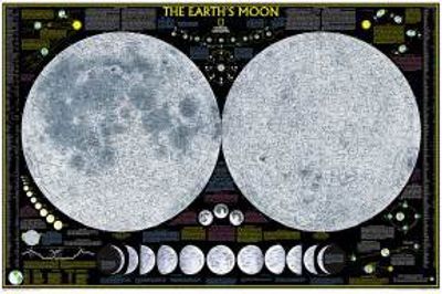 Moon Map Poster by National Geographic