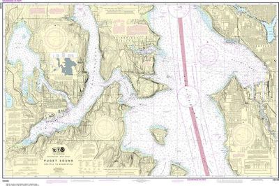 NOAA Chart 18449 - Seattle to Bremerton