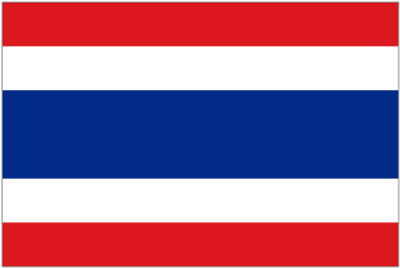 Thailand Country Flag and Decal