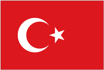 Turkey Flag Stickers Patches Decal