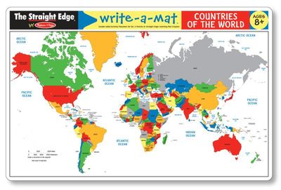 World Write-A-Mat Placemat