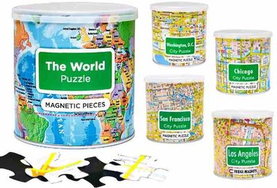 Magnetic Map Puzzles
