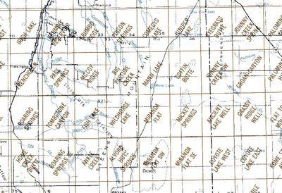 Steens Mountain Area 1:24K USGS Topo Maps