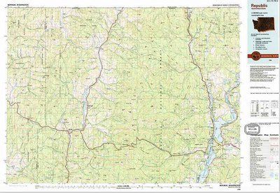 Republic, 1:100,000 USGS Map