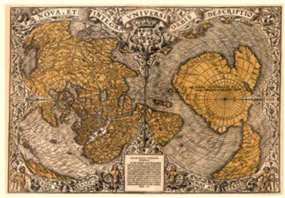 World 1531 Antique Map Replica