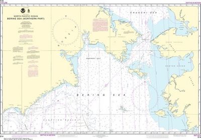 Nautical Chart 514 - Bering Sea, Northern Part