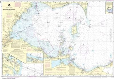Nautical Chart 14830 Lake Erie West End