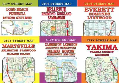 City Street Maps of Cities in Washington
