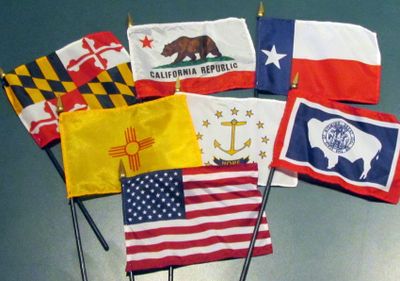 U.S. State Mini Flags - Choose from the List