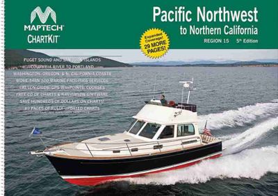 Pacific Northwest Nautical Chart Book Spiral Bound MapTech