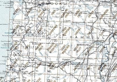 7.5' Minute Topo Maps for Yamhill River Area in Oregon