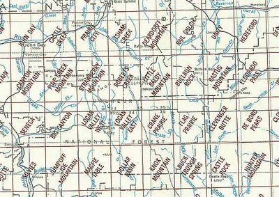 John Day OR Area USGS 1:24K Topo Map Index