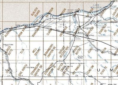 Hermiston Area USGS 1:24K 7.5 Minute Quad Topographic Maps Index