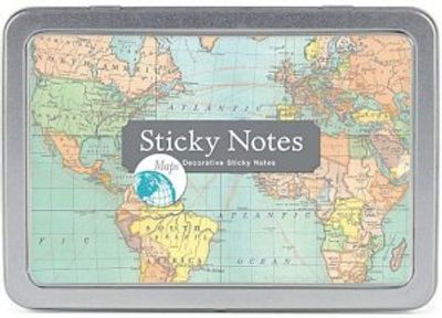Map Sticky Notes from Cavallini