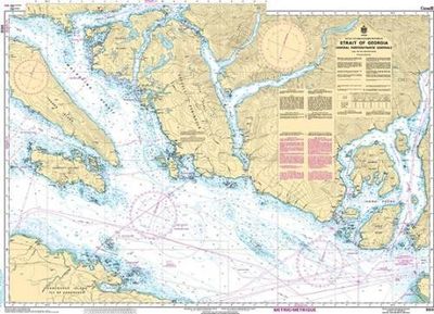 Canadian Nautical Chart 3512 - Strait of Georgia, Central Portion
