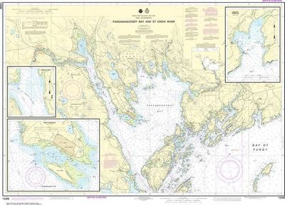 Nautical Chart 13398 Passamaquoddy Bay, St. Croix River