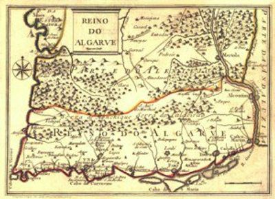 Portugal 1730s Antique Map Replica