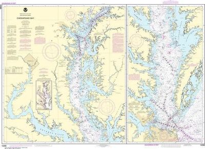 Nautical Chart 12280 Chesapeake Bay
