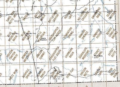 Louse Canyon Area 1:24K USGS Topo Maps