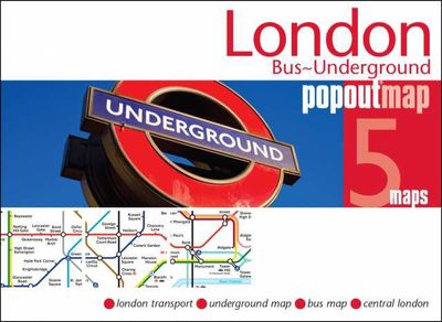 London Underground 3D Popout Map of the London Bus System
