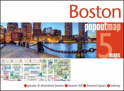 Boston City Street Map Popout