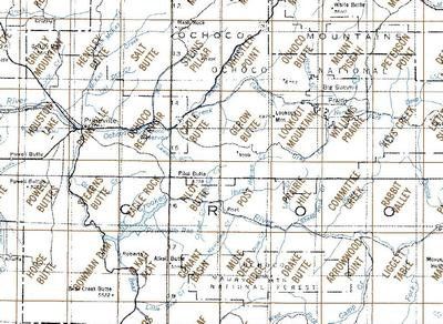 Prineville Area 1:24K USGS Topo Maps
