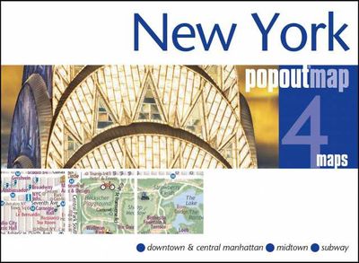 New York City Street Map Popout Travel