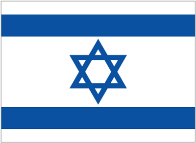 Israel Flag Decals Stickers and Patches