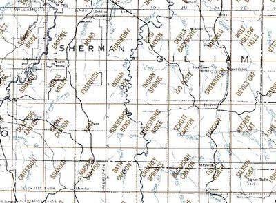 Condon Area 1:24K USGS Topo Maps