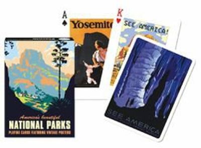 National Park Playing Cards WPA Style