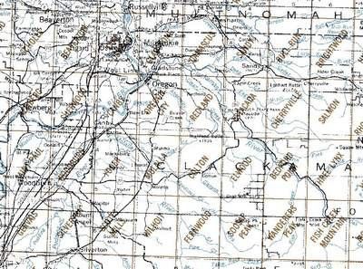 Oregon City Area 1:24K USGS Topo Maps