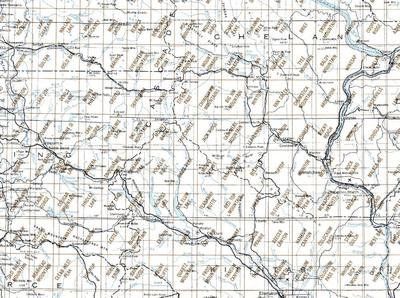 Wenatchee Area 1:24K USGS Topo Maps