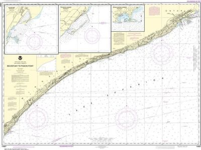 Nautical Chart 14967 (Lake Superior) Beaver Bay to Pigeon Pt.