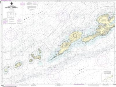 Nautical Chart 16500 Unalaska to Amukta Island Aleutians NOAA
