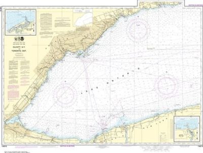 Nautical Chart 14810 (Lake Ontario) Olcott to Toronto