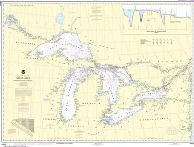 Nautical Chart 14500 - Great Lakes