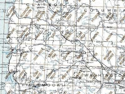 Nehalem River Area 1:24K USGS Topo Maps
