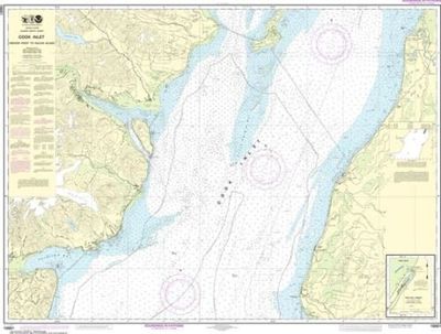 Nautical Chart 16661 Cook Inlet Anchor Point to Kalgin Island NOAA
