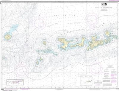 Nautical Chart 16460 - Igitkin to Semisopochnoi Island, Aleutians 
