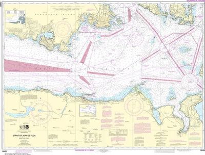 NOAA Chart 18465 - Strait of Juan de Fuca Eastern Part
