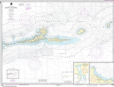 Nautical Chart 16480 Amukta to Igitkin Island Aleutians NOAA