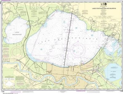 Nautical Chart 11369 Lake Pontchartrain and New Orleans