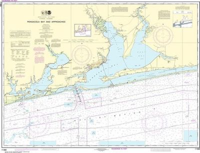 Nautical Chart 11382 Pensacola Bay