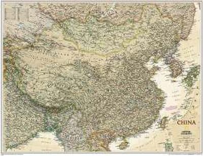 China Wall Map - Executive Series by National Geographic