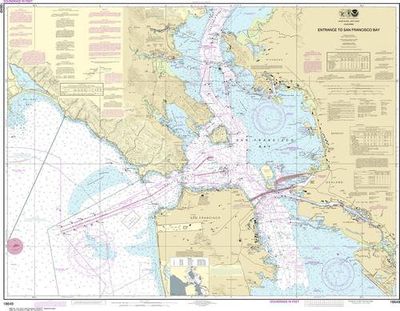 Nautical Chart 18649 San Francisco Bay Entrance