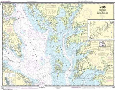 Nautical Chart 12230 Chesapeake Bay: Smith Point to Cove Point