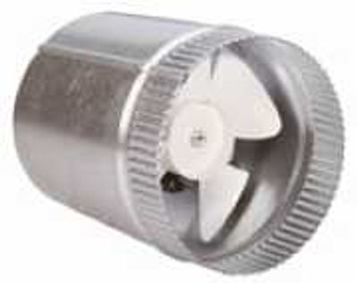 Inline Duct Booster with Axial Fan